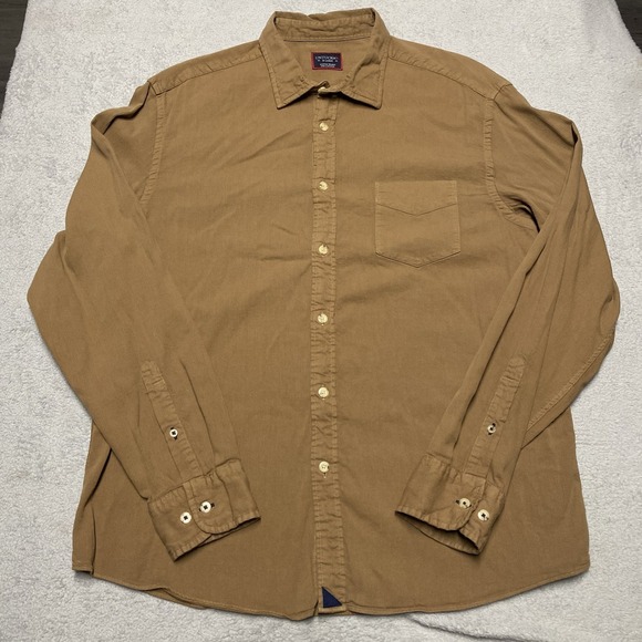 UNTUCKit Rohan Shirt Mens XL Brown Corduroy Button Up Casual - Picture 1 of 7